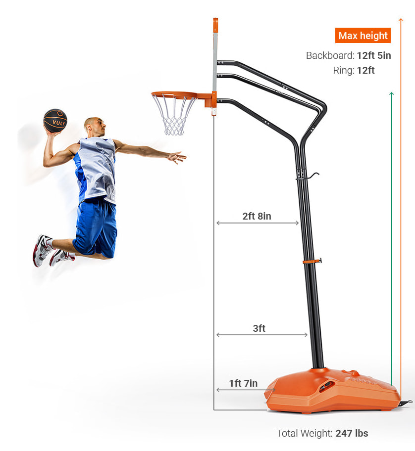 vuly basketball set