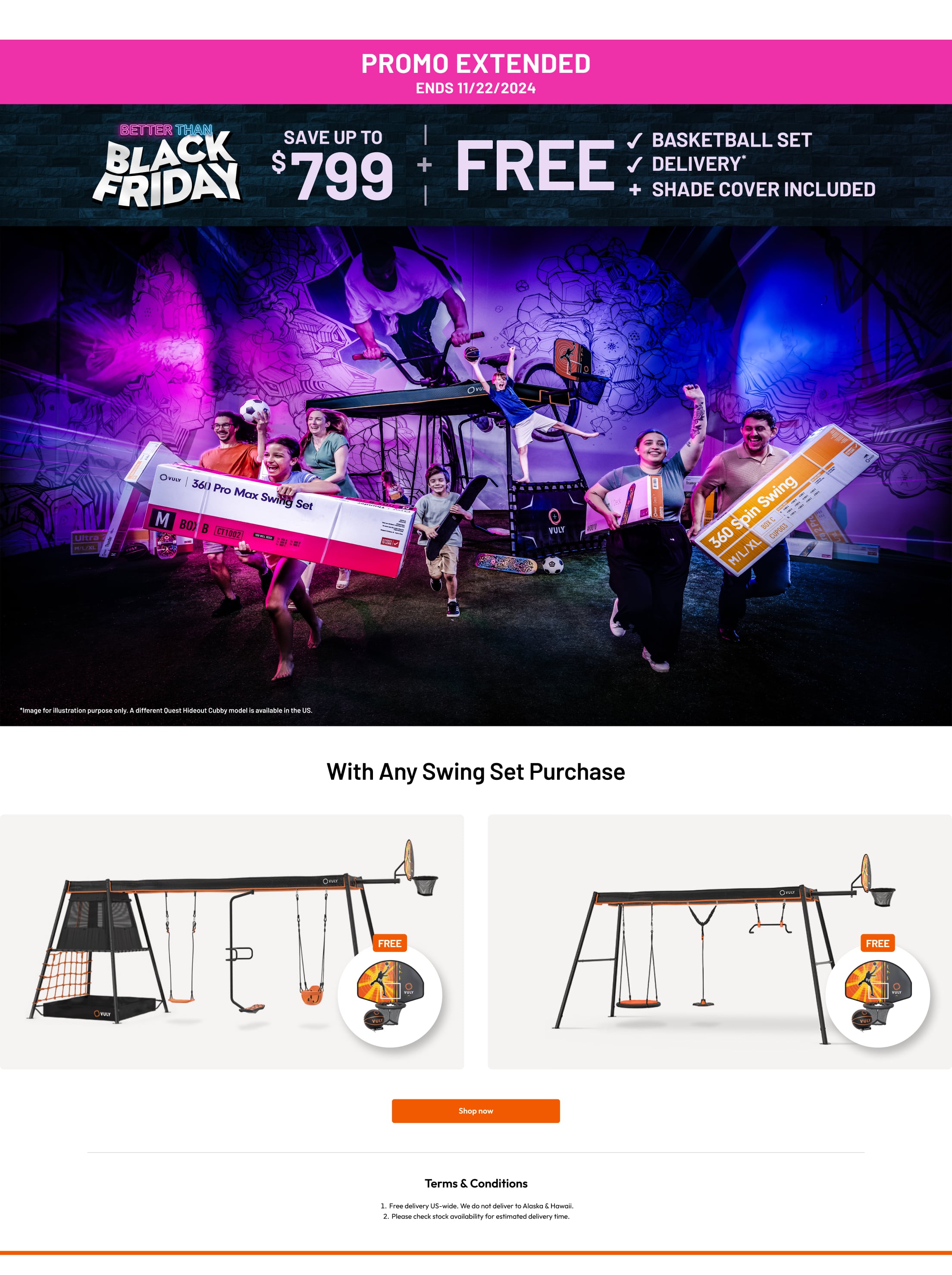 Swing Sets Promotion