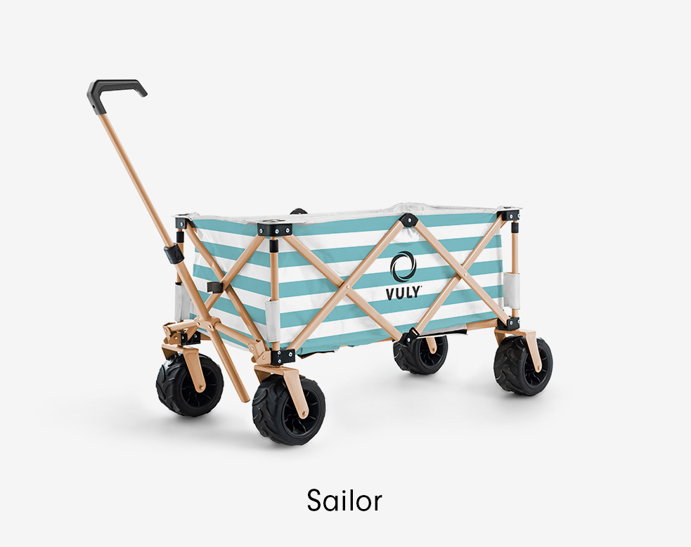 trail folding beach trolley