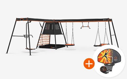 LShaped 3C2 + 5 swings(spin,bounce,nestM,monkey & bed)